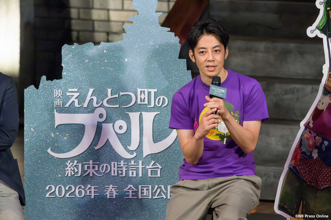 『映画 えんとつ町のプペル ～約束の時計台～』制作報告＆声優発表会見