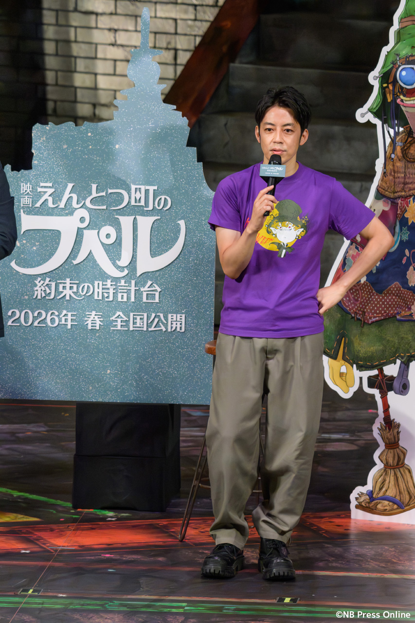 『映画 えんとつ町のプペル ～約束の時計台～』制作報告＆声優発表会見