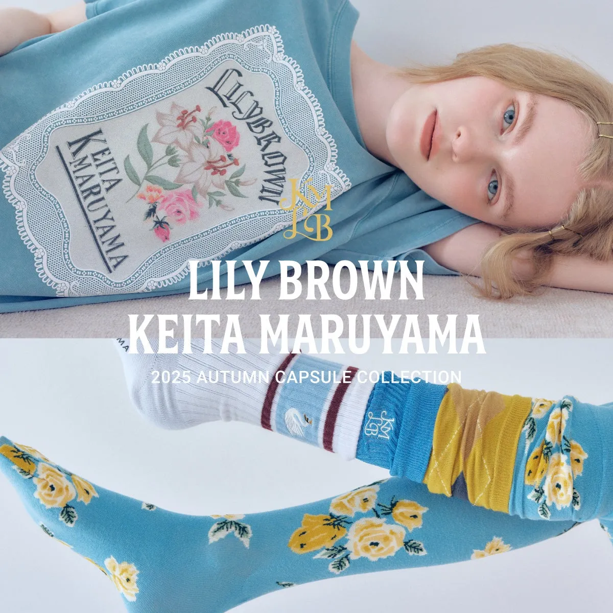 LILY BROWN×KEITA MARUYAMA コラボコレクションのキービジュアル