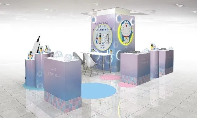 洗顔体験イベントの様子