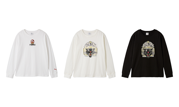 リリー ブラウン×プーマ バリエプリントロングスリーブTシャツ