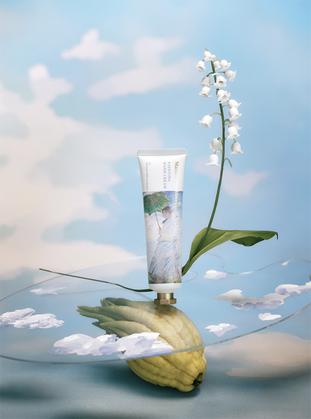 メゾンドミルフィー「絵画ハンドクリーム」01 日傘の女