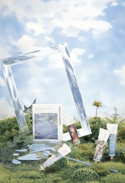 メゾンドミルフィー「絵画ハンドクリーム」