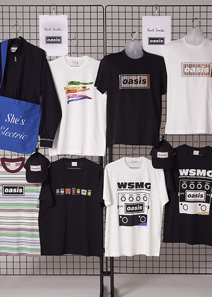 「Paul Smith（ポール・スミス）x Oasis（オアシス）」のカプセルコレクション