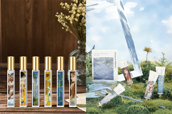 メゾンドミルフィー「絵画フレグランス」と「絵画ハンドクリーム」