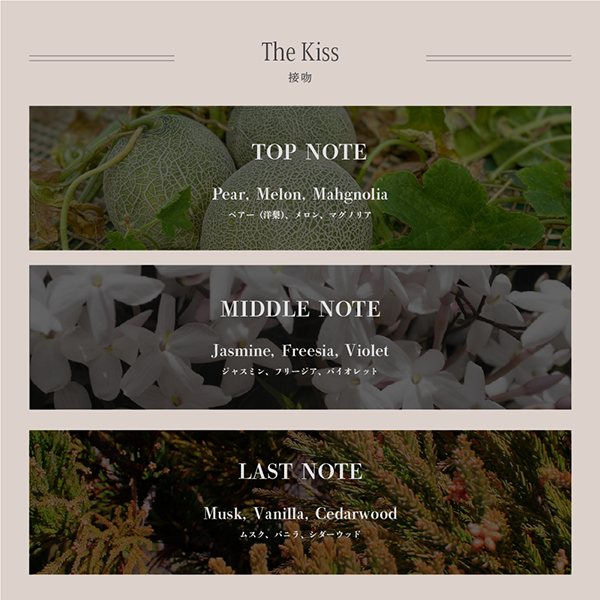 メゾンドミルフィー「絵画フレグランス」06 接吻