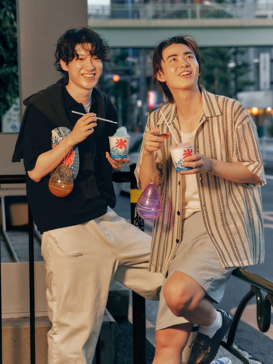 メンズノンノモデルで俳優の豊田裕大と高橋璃央