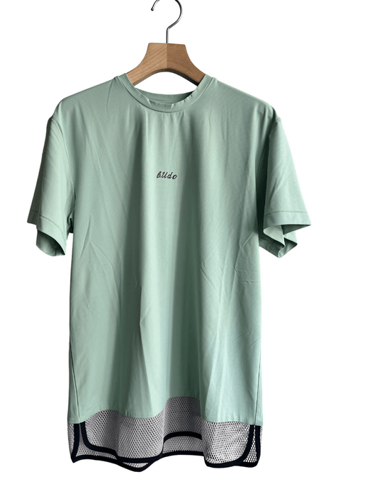 <Ventilate Aero Top Short_Sleeve> :Horizon green