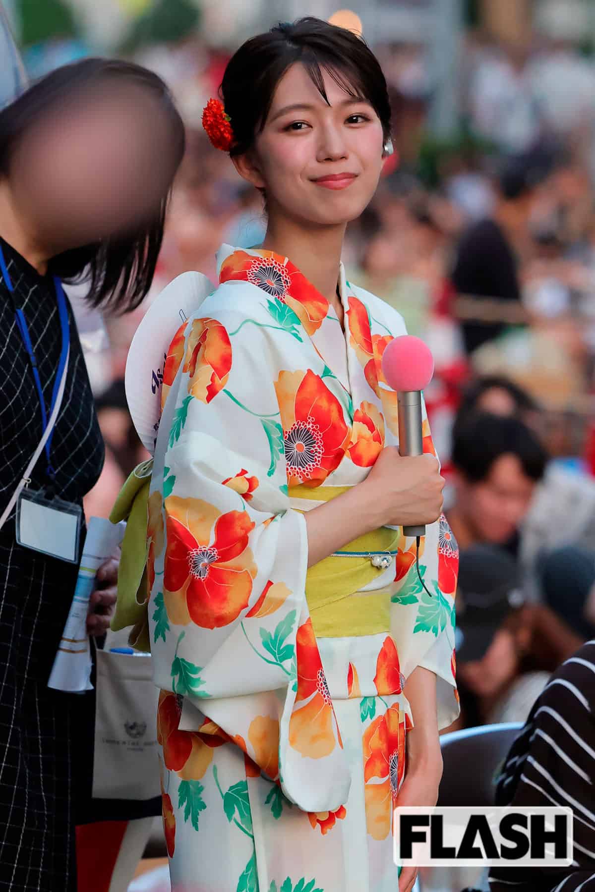 『モヤさま』大抜擢のテレ東・新人アナの“艶やか”浴衣姿！ 慶大卒・報道志向の才女が番組で露呈した意外な“弱点”