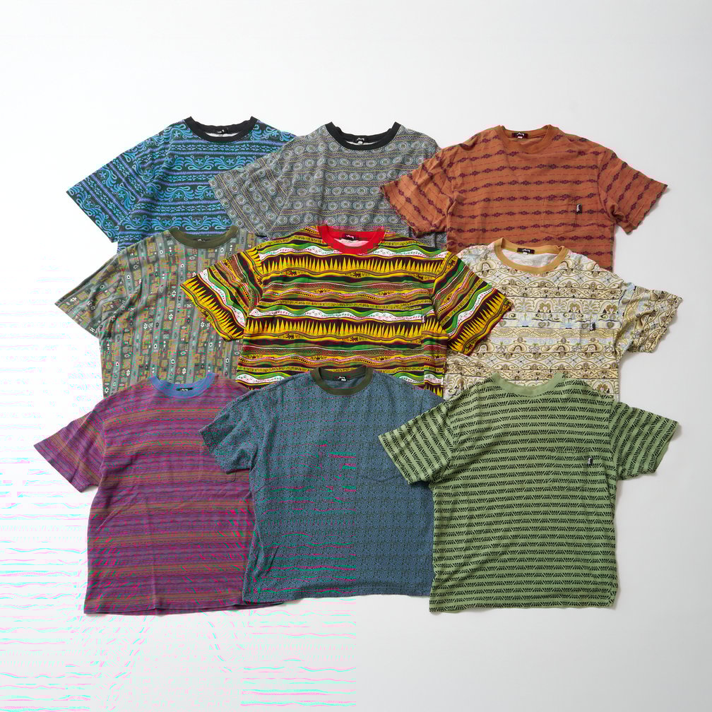 オールドステューシー 総柄Tシャツ