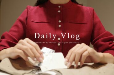 【daily vlog】とある平日の2日間の記録。アパレルブランド立ち上げに向けての日々...📝💭