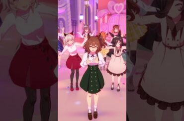 【めにしゅき♡ラッシュっしゅ！】メガネ姿も可愛いウマ娘ちゃんと私服デート♡ マーちゃんVer ショート #shorts  #ウマ娘 #umamusume #アストンマーチャン #井上ほの花