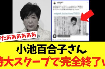 【緊急】小池百合子さん、遂に全て暴かれてしまうｗｗｗ