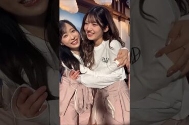 AKB48 小栗有以 村山彩希 大好きな先輩に甘えてて可愛い🍎🩷