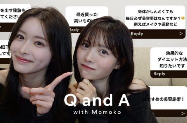 【コラボQ&A】ももことインスタで募集した質問に答えてみたよ🙊🙈