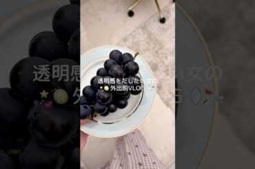 透明感ﾏｼﾏｼ目指す🍈💞外出準備VLOG🪞🪄果物大好きマン🍇すぎて毎日食べてる🍉🥥フェイラーのNEWハンカチ可愛すぎない❔✨🍑お気に入り〰️️🩵#準備動画 #モーニングルーティン