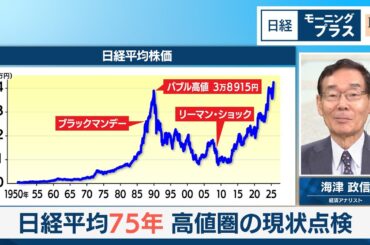 日経平均75年　最高値圏の現状点検【日経モープラFT】