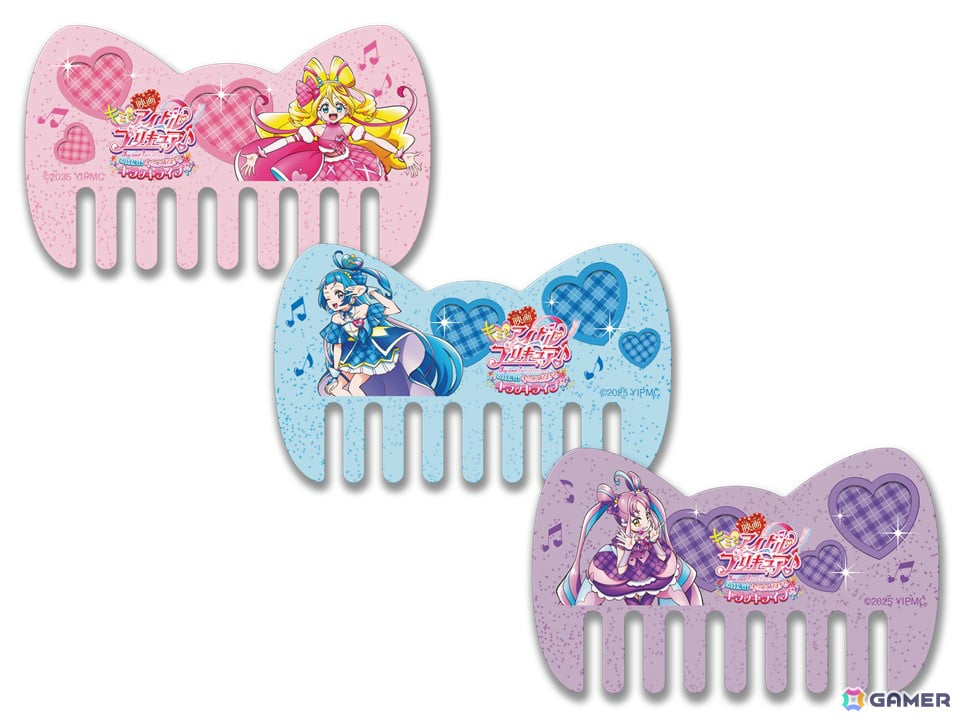 「リボンヘアコーム」（全3種）