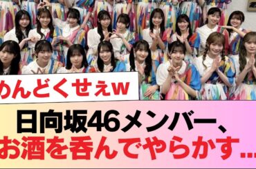 日向坂46メンバー、お酒を呑んでやらかす... #日向坂46 #日向坂 #日向坂で会いましょう #乃木坂46 #櫻坂46