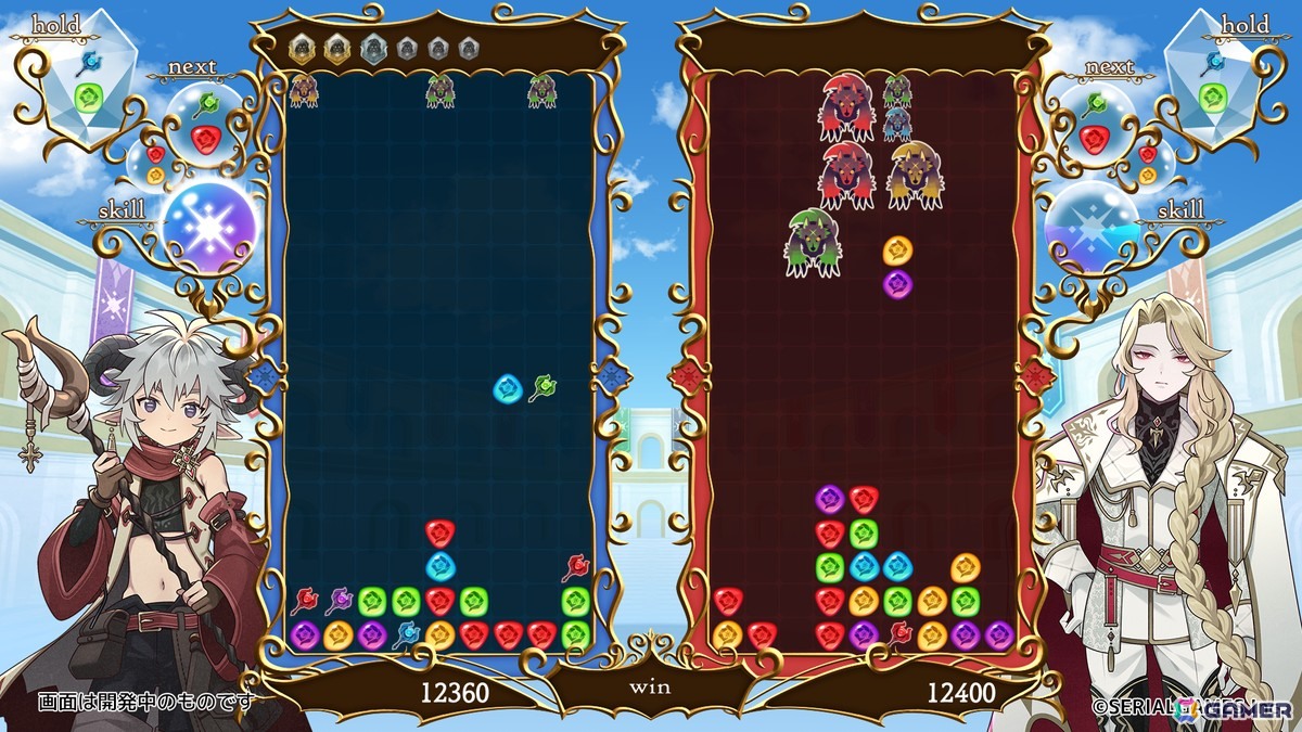 ファンタジー落ちものパズル「パズまお」＆地下アイドル×脱出ADV「ガチ恋監禁♡めるてぃほりっく」がTGS2025に出展！の画像