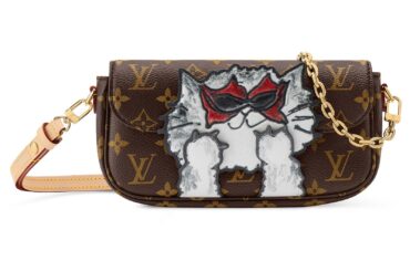 ルイ・ヴィトン、手描き風“猫”モチーフのモノグラムショルダーバッグ - ファッションプレス