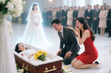 Saw him kiss his ex; she faked death to leave on their wedding day—he finally panicked!