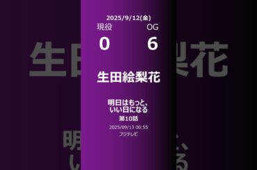 【明日の乃木坂】現役・OG 2025/09/12 #shorts #乃木坂46 【番組出演】