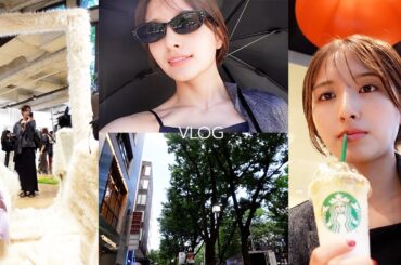 [VLOG] 展示会巡りのあとは親友と行きつけのお店🍤