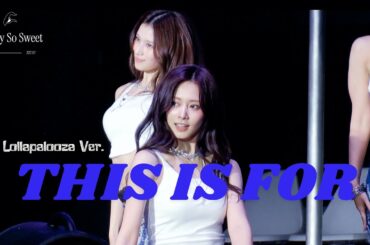 [4K] 250802 TWICE TZUYU "THIS IS FOR (Extended)" Fancam 트와이스 직캠 | LOLLAPALOOZA CHICAGO 2025