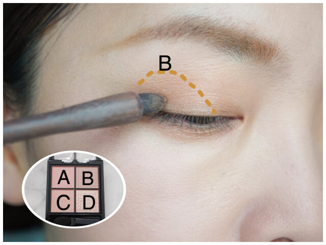 淡い締め色は大胆に入れてOK