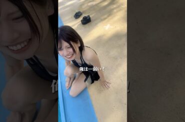 プールで足を攣る