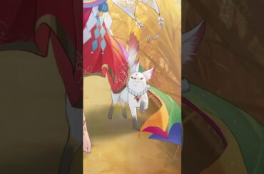 【放置少女】「豊穣をもたらす祈りを、わいに任せて～少しは褒めてもらえるかな？ふわ～温かい、気持ちいい～なでなで大好き～ありんがとう～」『豊穣の神様』稲荷神 #種田梨沙 #放置少女 #shorts