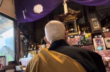 【般若心経1241日目】おはようございます。本日は敬老の日、65歳以上の方が人口の約3割に及ぶとか。まさに超高齢化社会といった様相ですね、（2025年9月15日　祝祷諷経、祖堂諷経）