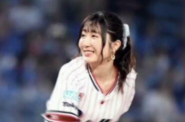 ✨声優・日高里菜が神宮降臨！ノーバン始球式に球場騒然⚾