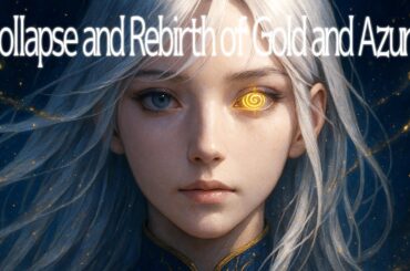 群青と黄金の崩壊と再生｜アブストラクト・アートアニメーション Collapse and Rebirth of Gold and Azure | Abstract Anime Art