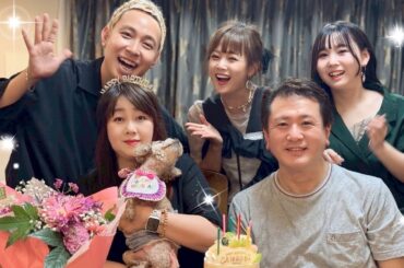 【たけ氏も来れた🙌】大好きなママの61歳のお誕生日を家族みんなでお祝いしました💐✨