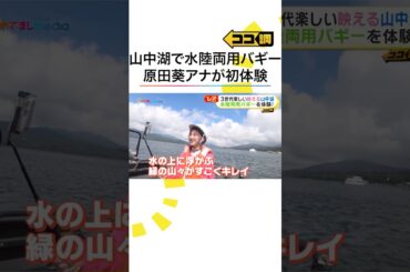 「最高にチル」富士山を望むサウナなどで人気上昇中の #山中湖 最新スポットを #原田葵 アナが体験リポート #めざましテレビ #shorts