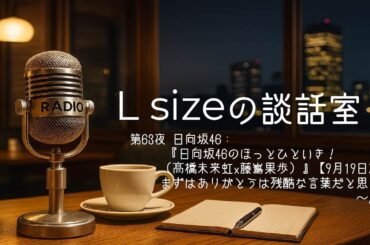 第63夜 日向坂46｜『日向坂46のほっとひといき！（髙橋未来虹x藤嶌果歩）』【9月19日放送】まずはありがとうは残酷な言葉だと思います～感想～