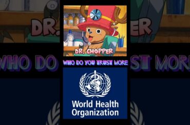 WHO DO YOU TRUST MOST WHO OR DR CHOPPER ONEPIECE#anime#luffy#ChopperEDIT..#onepiece