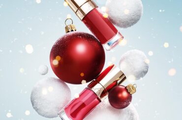 クラランス2025年クリスマスコフレ第2弾、“パリの夕暮れ空”着想リップ＆美容液現品入りキット - ファッションプレス