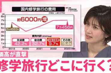 【なるほどッ！】修学旅行に物価高が直撃…年々高まり平均7万円超に…“定番”の行き先が変化のワケ