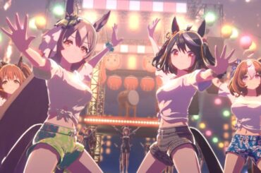 【揺れ注意】トレセン音頭（サトノダイヤモンド・キタサンブラック・アストンマーチャン・メイショウドトウ）　【ウマ娘MV】