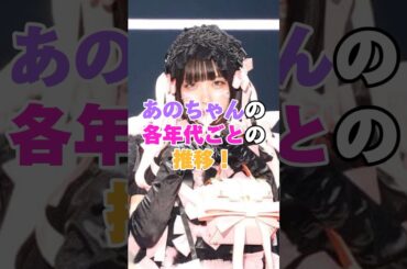 あのちゃんの年代ごとの顔の推移！ #あのちゃん #ano #芸能人 #女性芸能人 #ai