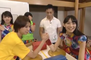 2015-09-26 ももクロUST「24time TV」(30/46) 腕相撲対決ももクロ vs しゃち、女腕相撲西武園場所-1