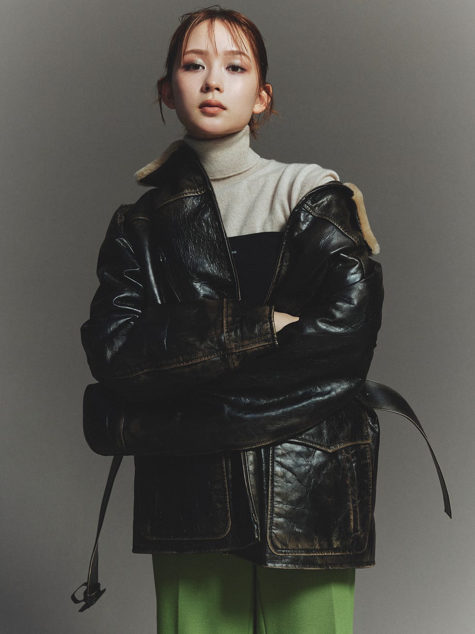 畑芽育が着こなす、2025秋冬トレンドーthe icons－