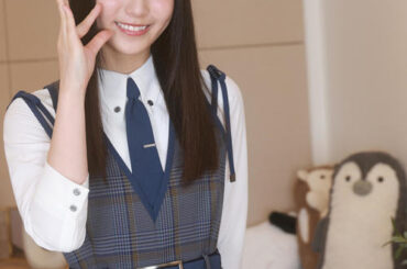 初センターへの意気込みを語る日向坂46松尾桜（撮影・中島郁夫）