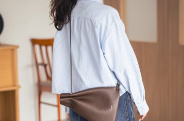 シャツ×デニムコーデ。秋になるとブラウンをトッピングしたくなるよね？【FUDGE FRIEND おしゃれさんの毎日コーディネート vol.593｜大島花菜】 | FUDGE FRIEND | ファッション