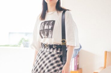 童顔さん必見！チェック柄スカートはカジュアルダウンして大人可愛く着よう【FUDGE FRIEND おしゃれさんの毎日コーディネート vol.579｜Maruru】 | FUDGE FRIEND | ファッション