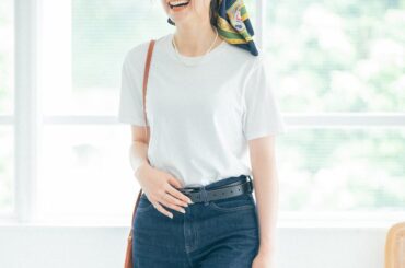 定番の白T×デニムがここまで変わる！プラスするべきエッセンスとは？【FUDGE FRIEND おしゃれさんの毎日コーディネート vol.581｜RAN】 | FUDGE FRIEND | ファッション