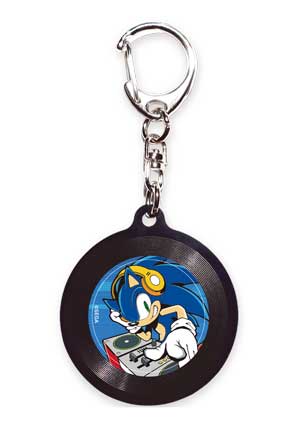 ノベルティ:レコード型キーホルダー